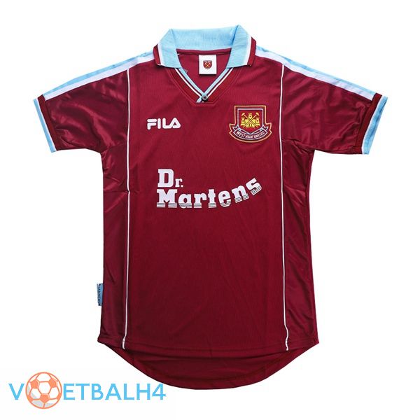 West Ham United Retro thuis jersey paars 1999-2001