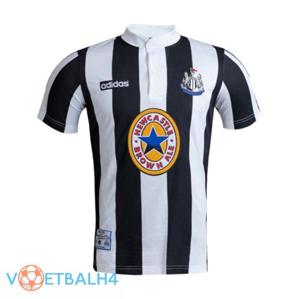 Newcastle United Retro thuis jersey wit zwart 1995-1997