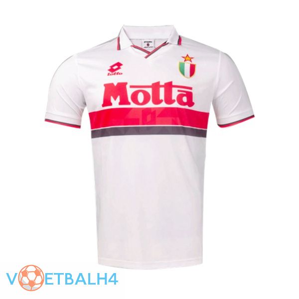 AC Milan Retro uit jersey wit 1993-1994