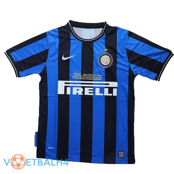 Inter Milan Retro thuis jersey blauw zwart 2009-2010