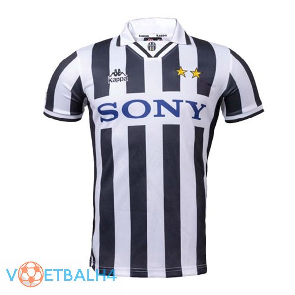 Juventus Retro thuis jersey zwart wit 1996-1997