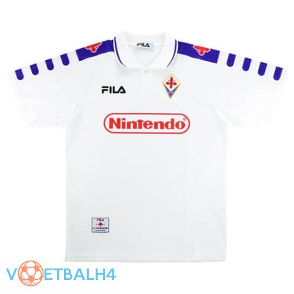 ACF Fiorentina Retro uit jersey wit 1998-1999