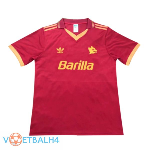 Roma Retro thuis jersey rood 1992-1994