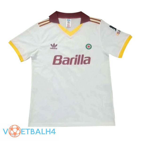 Roma Retro uit jersey wit 1991-1992