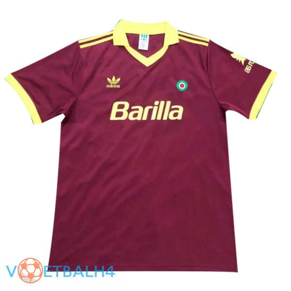 Roma Retro thuis jersey rood 1991-1992