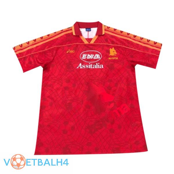 Roma Retro thuis jersey rood 1995-1996