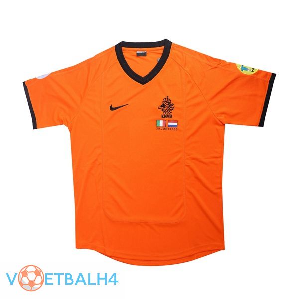 Nederland Retro thuis jersey oranje 2000