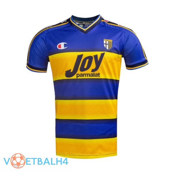 Parma Calcio 1913 Retro thuis jersey blauw geel 2001-2002