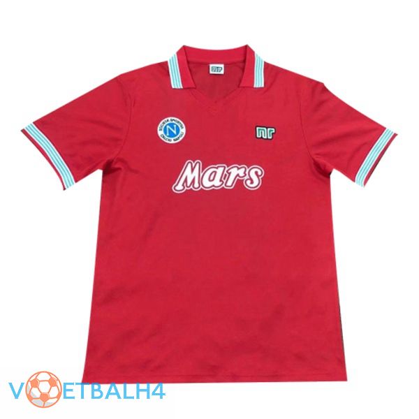 SSC Napoli derde jersey Retro Retro rood 1988-1989