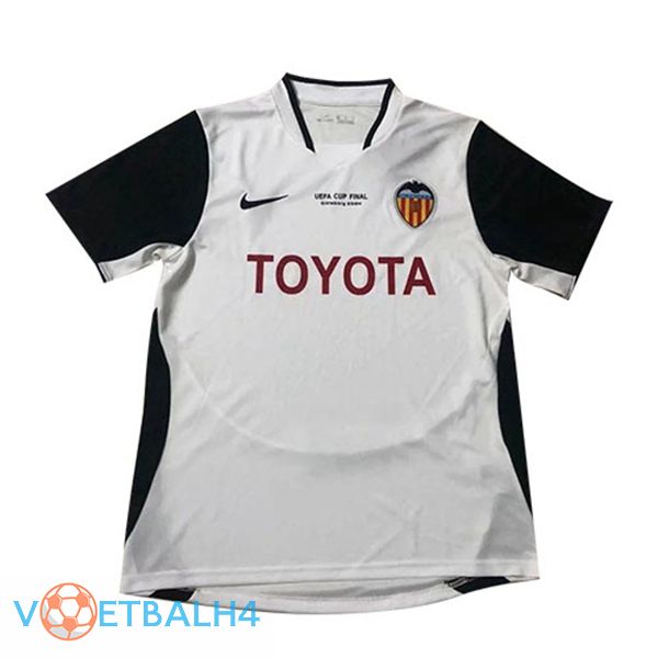 Valencia CF Retro thuis jersey wit 2003-2004