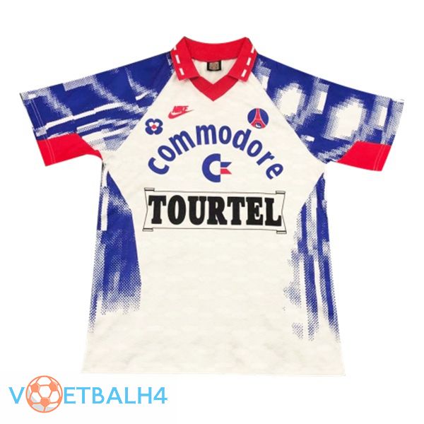 Paris PSG Retro uit jersey wit 1993-1994