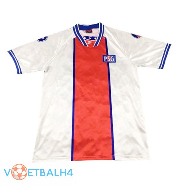 Paris PSG Retro uit jersey wit 1994-1995