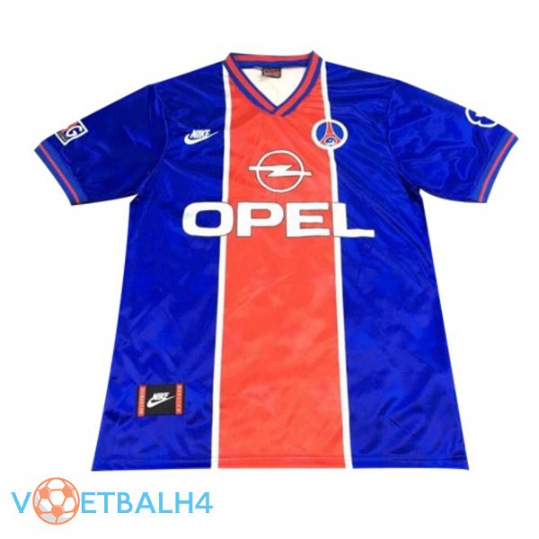 Paris PSG Retro thuis jersey blauw 1995-1996