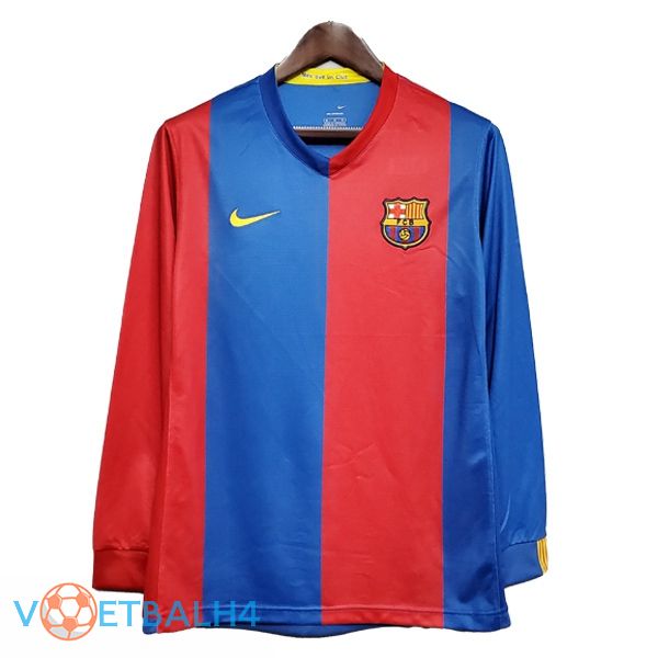 FC Barcelona Retro thuis jersey lange mouwrood 2006-2007