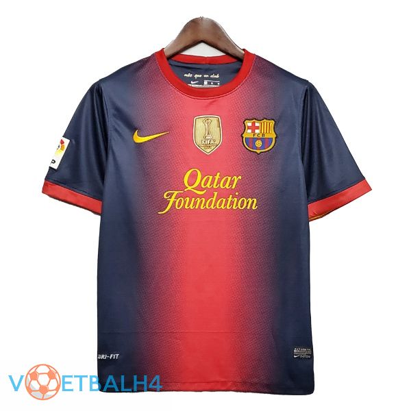 FC Barcelona Retro thuis jersey rood blauw 2012-2013