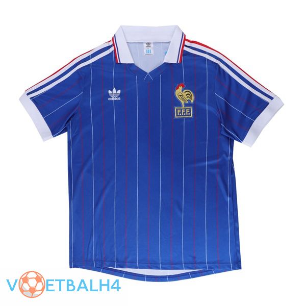 Frankrijk Retro thuis jersey blauw 1982 wereldbeker