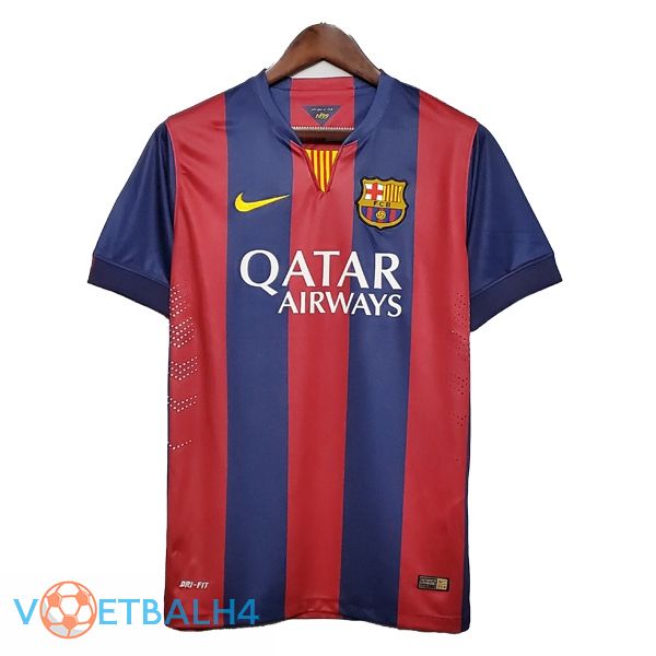 FC Barcelona Retro thuis jersey rood blauw 2014-2015