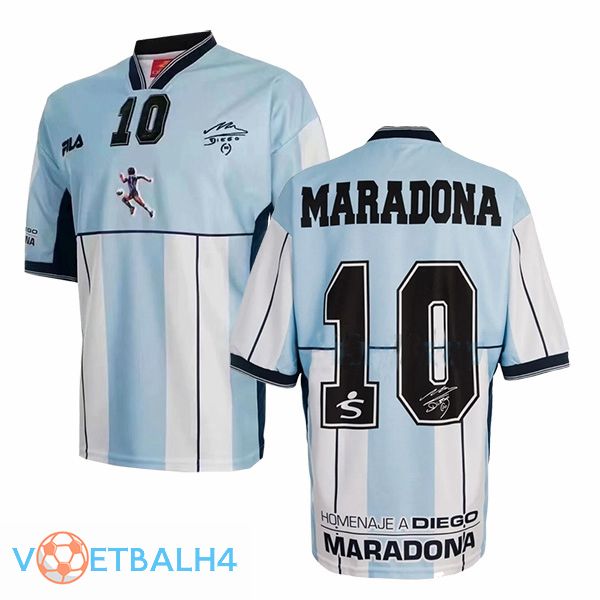 Argentinië Diego Maradona 10 Testimonial Retro 2001