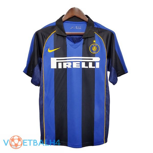 Inter Milan Retro thuis jersey blauw 2001-2001