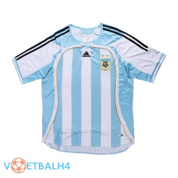 Argentinië Retro thuis jersey blauw 2006 wereldbeker