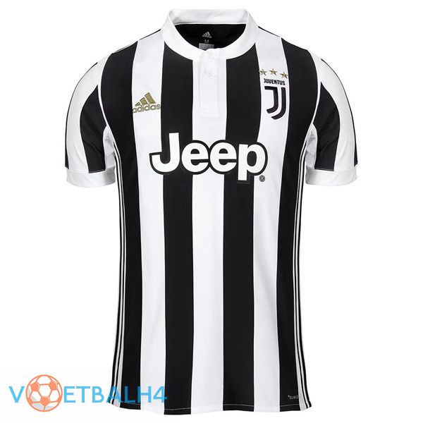 Juventus Retro thuis jersey zwart wit 2017-2018