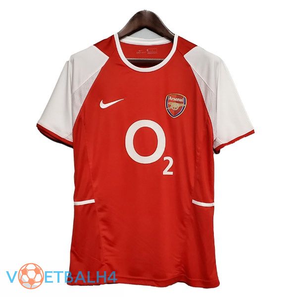 Arsenal Retro thuis jersey rood 2002-2004