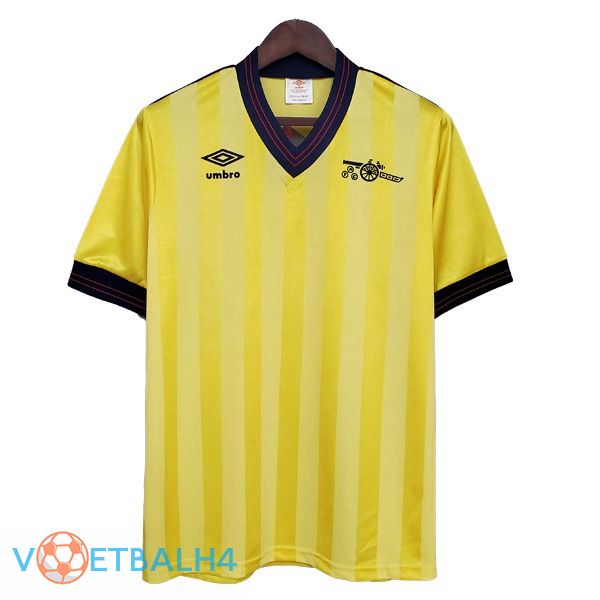 Arsenal Retro uit jersey geel 1983-1986