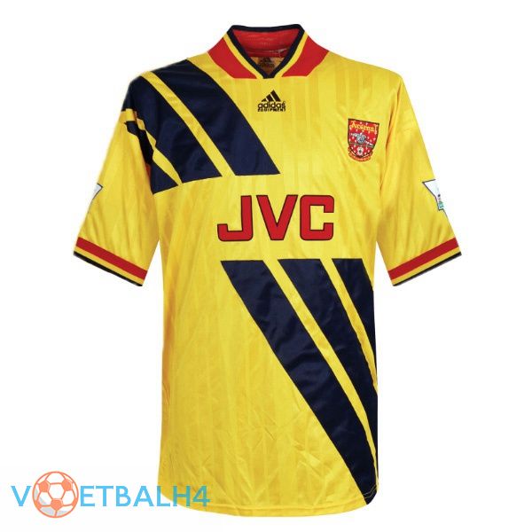 Arsenal Retro uit jersey geel 1993-1994