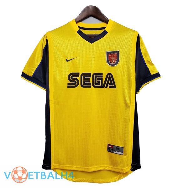 Arsenal Retro uit jersey geel 1999-2000