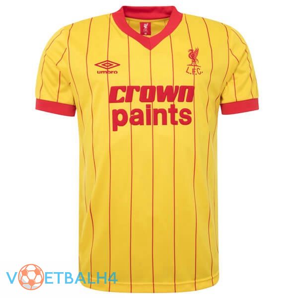 FC Liverpool Retro uit jersey geel 1984