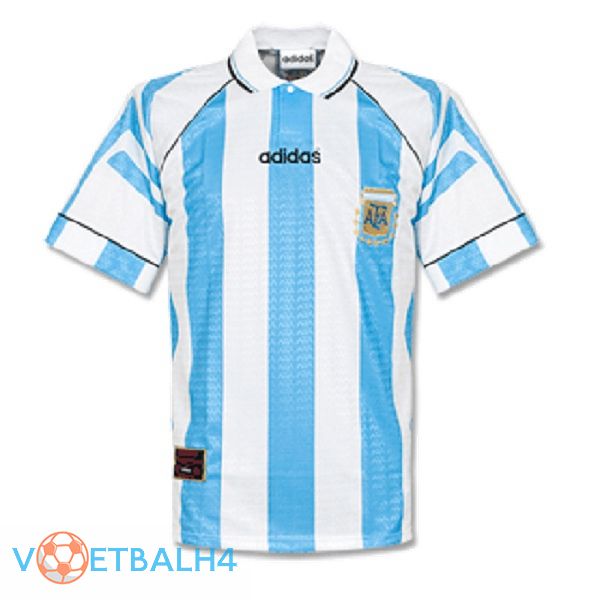 Argentinië Retro thuis jersey blauw wit 1996