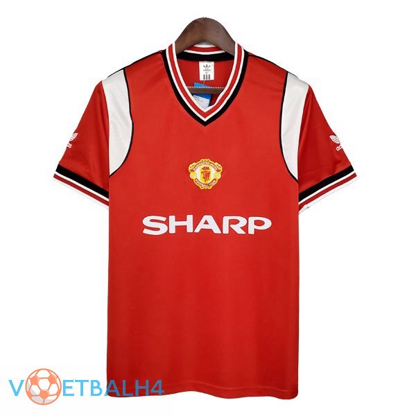 Manchester United Retro thuis jersey rood 1985-1986