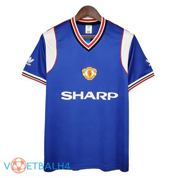 Manchester United derde jersey Retro blauw 1986-1986