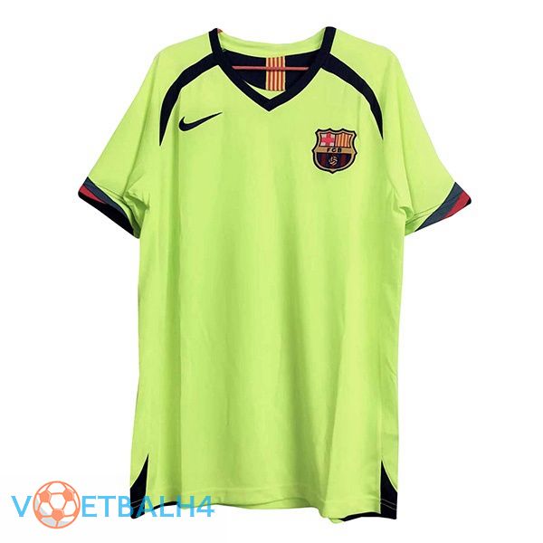 FC Barcelona Retro uit jersey groente 2005-2006