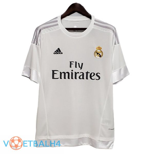 Real Madrid Retro thuis jersey wit 2015-2016