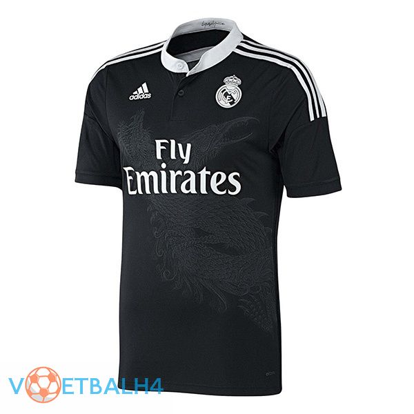 Real Madrid derde jersey Retro zwart 2014-2015