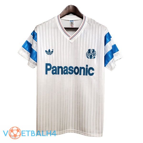 Marseille OM Retro thuis jersey wit 1990