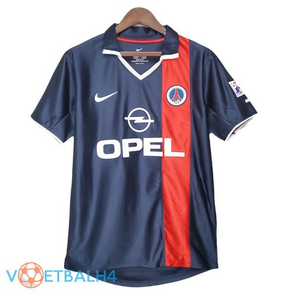 Paris PSG Retro thuis jersey blauw 2001-2002