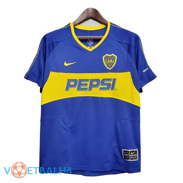 Boca Juniors Retro thuis jersey blauw 2003-2004