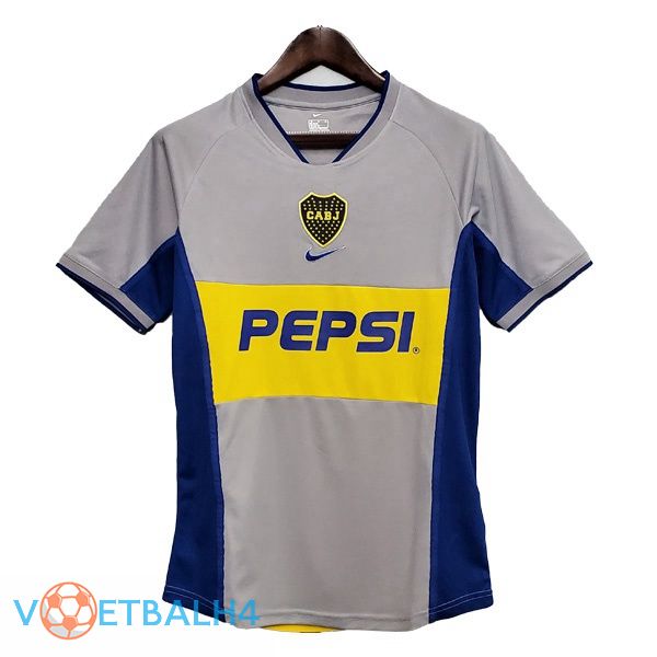 Boca Juniors Retro uit jersey grijs 2002