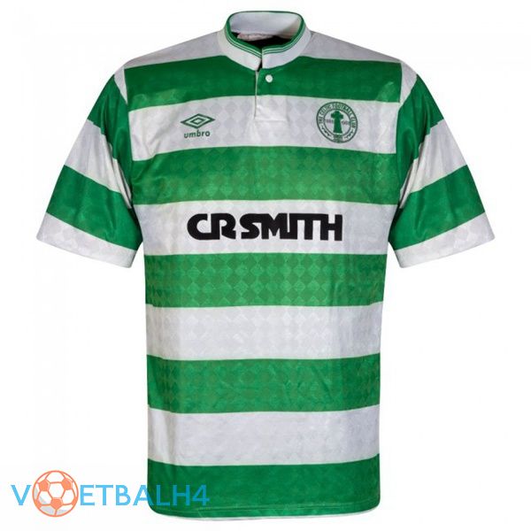 Celtic FC Retro thuis jersey groente wit 1987-1989