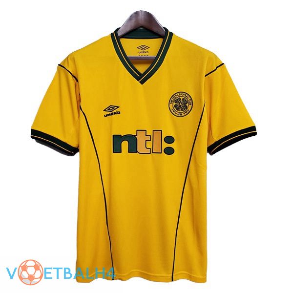 Celtic FC Retro uit jersey geel 2001-2003