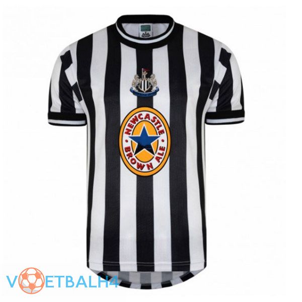 Newcastle United Retro thuis jersey zwart wit 1997-1999