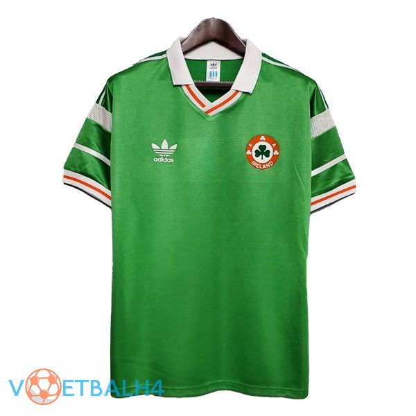 Ireland Retro thuis jersey groente 1988