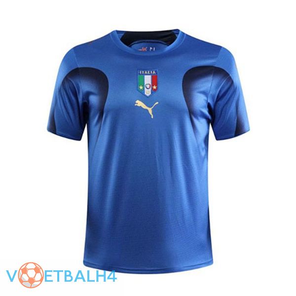 wereldbeker Kampioen Italië Retro thuis jersey 2006