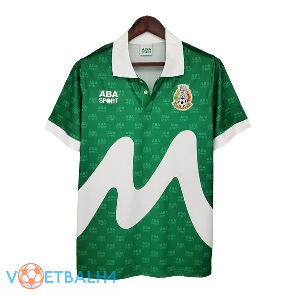 Mexico Retro thuis jersey groente wit 1995