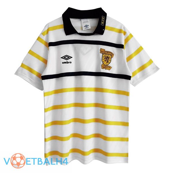 Schotland Retro uit jersey geel wit 1988-1991