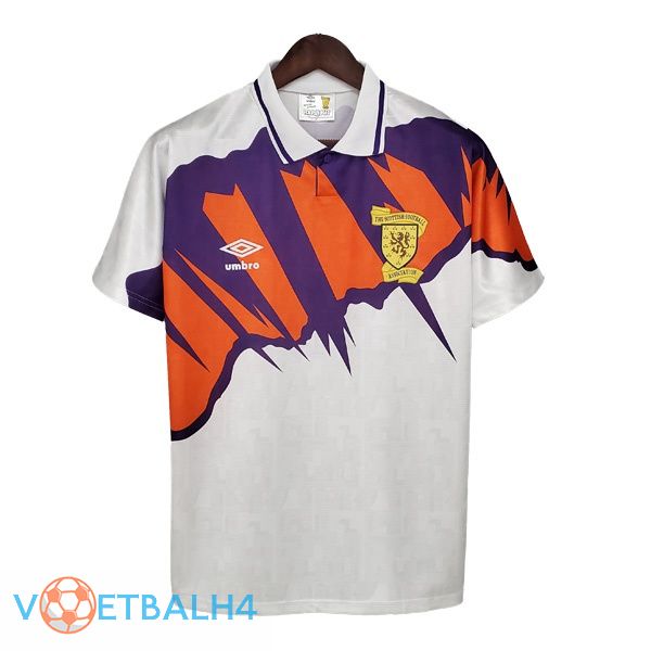 Schotland Retro uit jersey wit 1991-1993