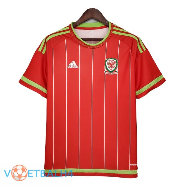 Wales Retro thuis jersey rood 2015-2016