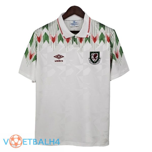 Wales Retro uit jersey wit 1990-1992